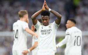 Vinícius nâng tỷ số lên 2-0 cho Real Madrid