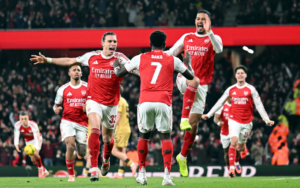Arsenal kiểm soát bóng vượt trội nhờ khả năng luân chuyển tuyến giữa hiệu quả