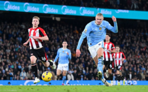 Man City kiểm soát bóng phần lớn thời gian, còn Brentford tập trung phòng ngự và chờ cơ hội