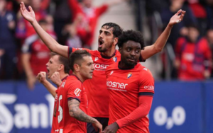 Osasuna nhập cuộc với cường độ cực cao khi được chơi trên sân nhà