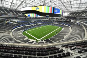 Sân vận động SoFi tại Mỹ chuẩn bị cho kỳ World Cup 2026
